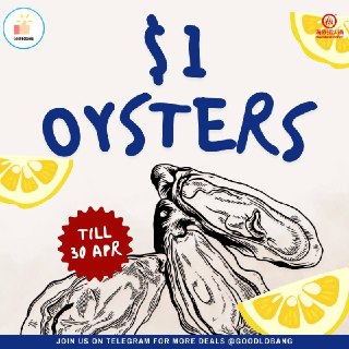 $1 Fresh Oysters at Haidilao