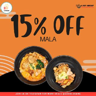 15% Off Mala at A Hot Hideout, Aperia Mall