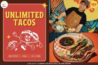 Bored Tacos: FREE-FLOW Tacos for $28/pax