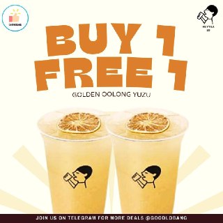 HEYTEA Buy 1 Get 1 Free Golden Oolong Yuzu