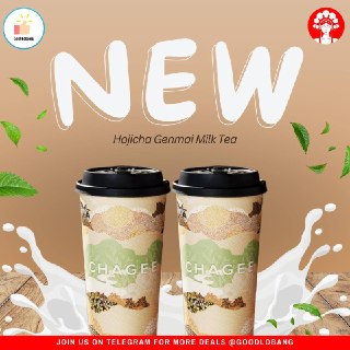 CHAGEE Hojicha Genmai Milk Tea Bundle