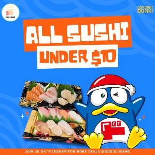 DON DON DONKI Sushi Deal