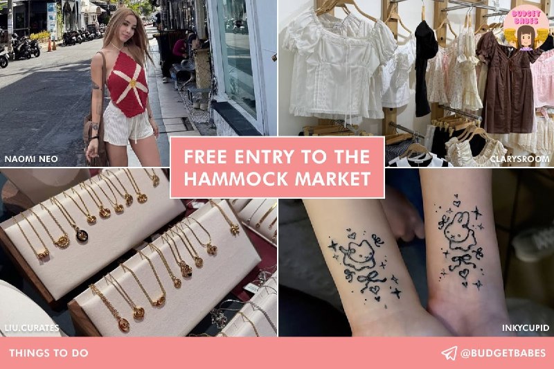 Free entry to Hammock Market at Aperia Mall