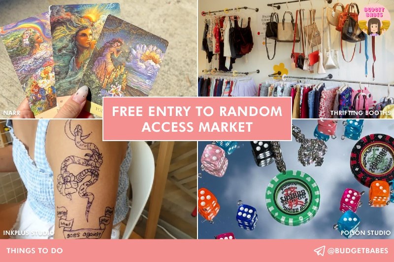Free entry to Random Access Market