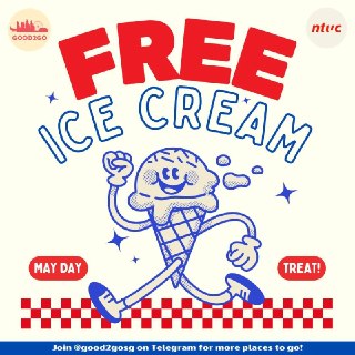 FREE Ice Cream by NTUC