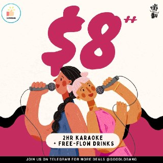 HaveFun Karaoke 2hr + Free-Flow Drinks from $8++