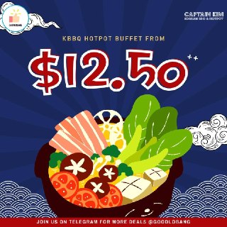 KBBQ Buffet from $12.50 at Captain Kim