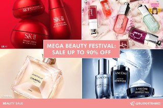 Mega Beauty Festival up to 90% Off