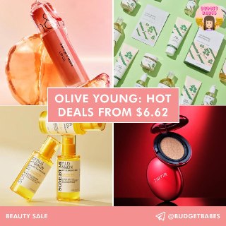 Olive Young K-Beauty Hot Deals from $6.62