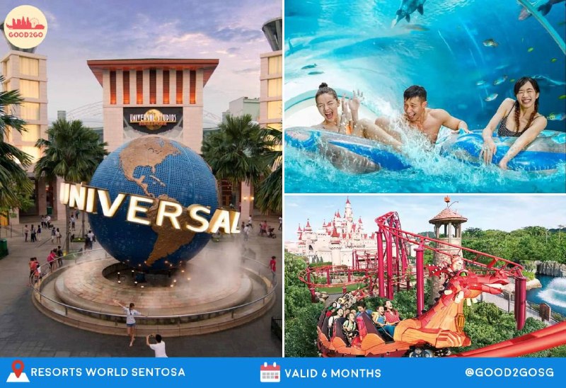 RWS Season Pass: unlimited USS, Adventure Cove, SG Oceanarium ($370)