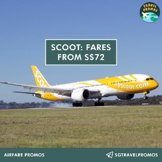 Scoot Fares from $72 — Sale Through April 28