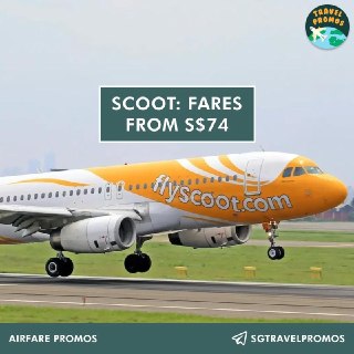 Scoot: Fares from S$74