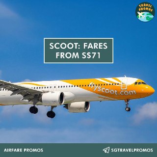 Scoot Flights from S$71