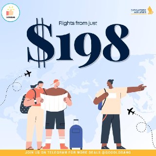 Singapore Airlines Flights from $198