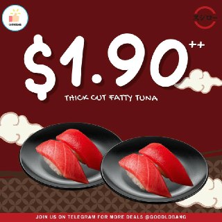 Sushiro: $1.90 Thick Cut Medium Fatty Tuna