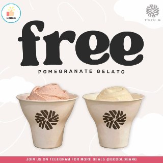 Tofu G Free Pomegranate Gelato on 1 May