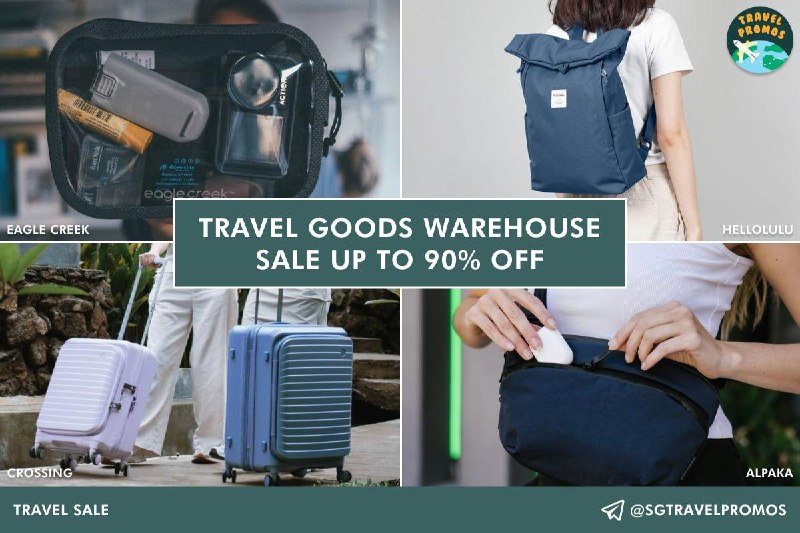Travel Goods Warehouse Sale up to 90% off