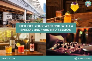 80s Yardbird Session at Marina Bay Sands
