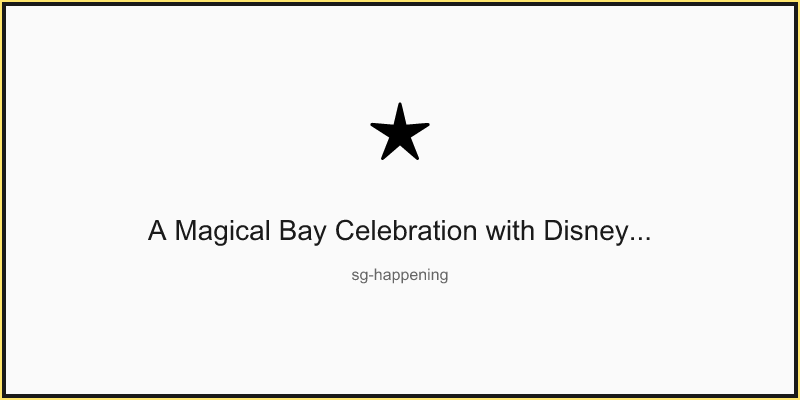 A Magical Bay Celebration with Disney Cruise Line