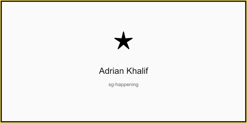 Adrian Khalif
