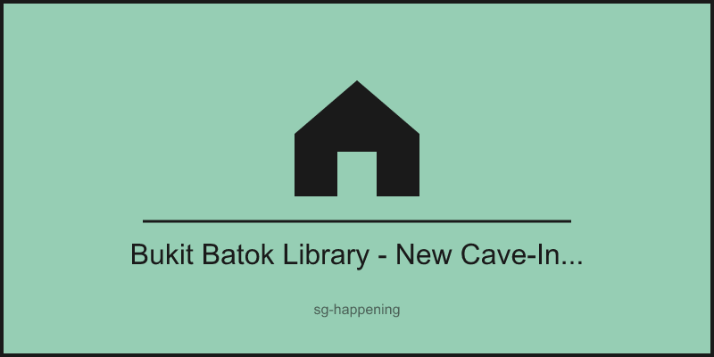Bukit Batok Library - New Cave-Inspired Design