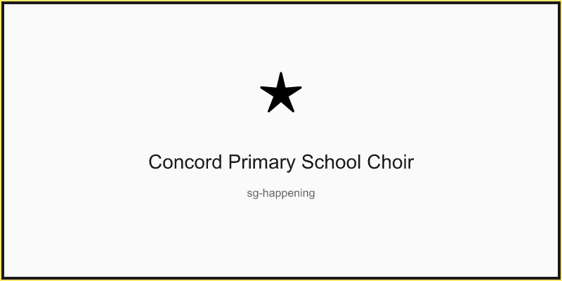Concord Primary School Choir