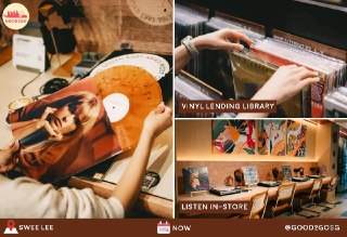 First Vinyl Lending Library in Singapore
