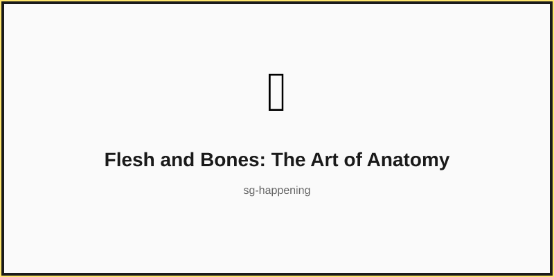 Flesh and Bones: The Art of Anatomy