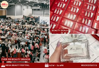 Mega Beauty Festival at Suntec — Free Entry, Up to 90% Off