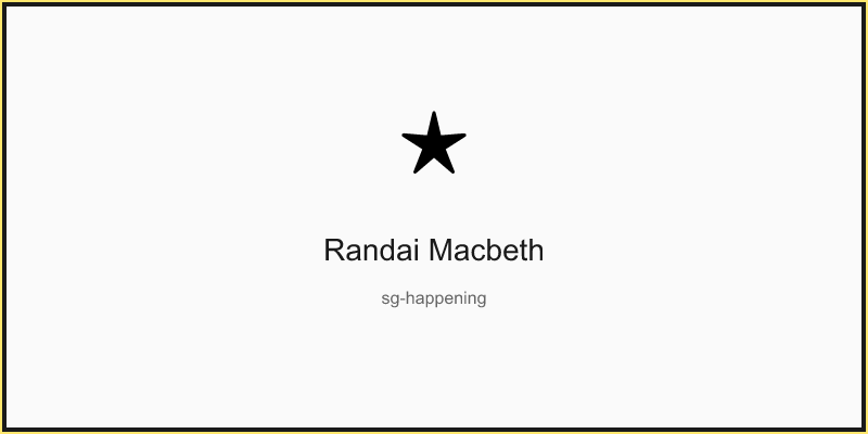 Randai Macbeth
