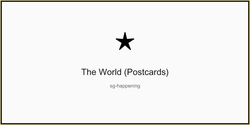 The World (Postcards)